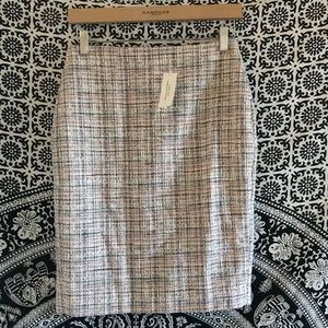 BNWT Banana Republic Tweed Pencil Skirt